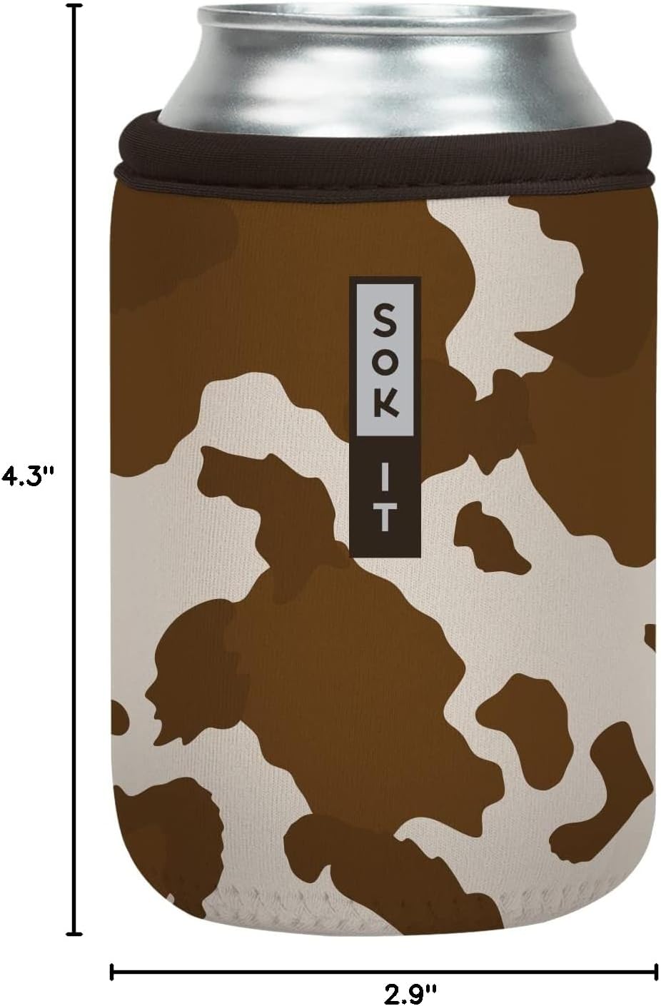 CanSok Sleeve for Beer & Soda Insulated Neoprene Cover (Ocean Oasis, 12oz Can Sleeve) - Colors D