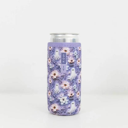 CanSok Sleeve for Beer & Soda Insulated Neoprene Cover (Ocean Oasis, 12oz Can Sleeve) - Colors D