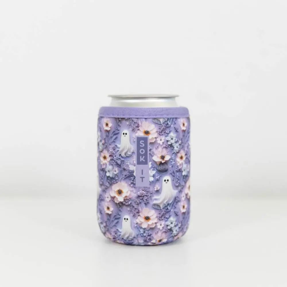 CanSok Sleeve for Beer & Soda Insulated Neoprene Cover (Ocean Oasis, 12oz Can Sleeve) - Colors D