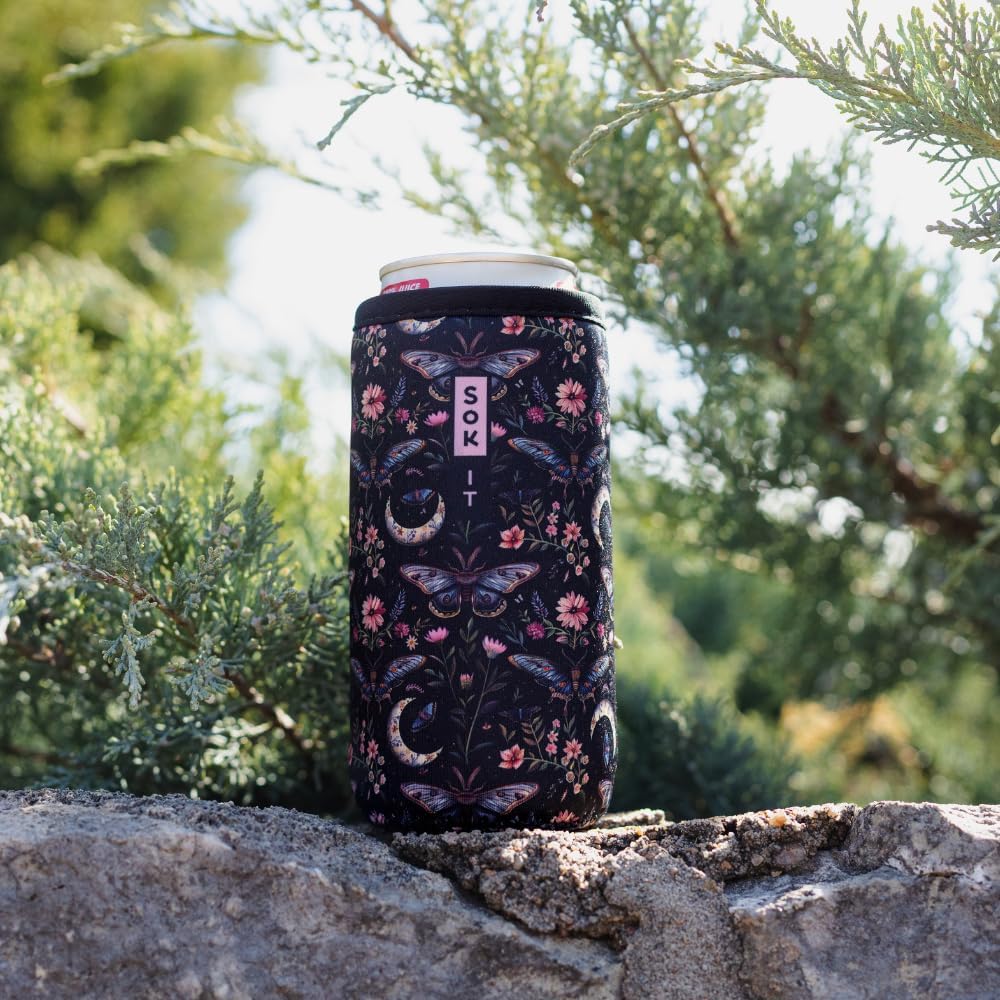 CanSok Sleeve for Beer & Soda Insulated Neoprene Cover (Ocean Oasis, 12oz Can Sleeve) - Colors D