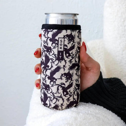 CanSok Sleeve for Beer & Soda Insulated Neoprene Cover (Ocean Oasis, 12oz Can Sleeve) - Colors D