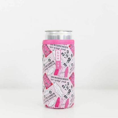 CanSok Sleeve for Beer & Soda Insulated Neoprene Cover (Ocean Oasis, 12oz Can Sleeve) - Colors D