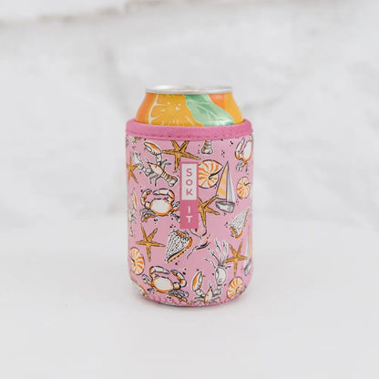 CanSok Sleeve for Beer & Soda Insulated Neoprene Cover (Ocean Oasis, 12oz Can Sleeve) - Colors D