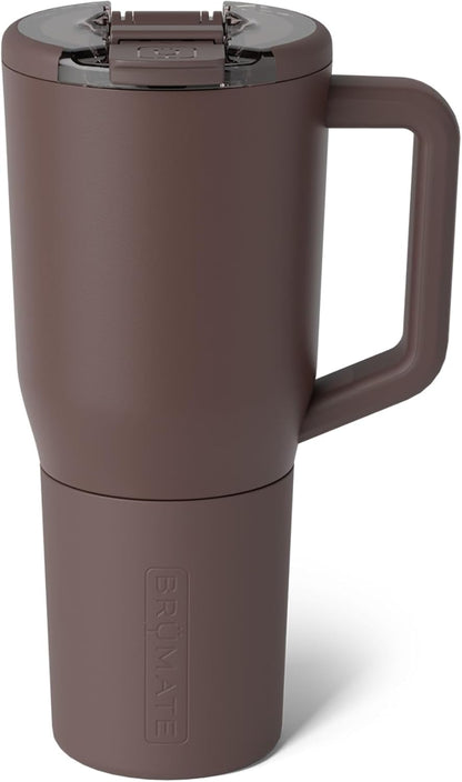 Müv - 25oz 100% Leak Proof Insulated Coffee Mug with Handle & Lid - Stainless Steel Coffee Travel Mug - Double Walled Coffee Cup (Primrose)
