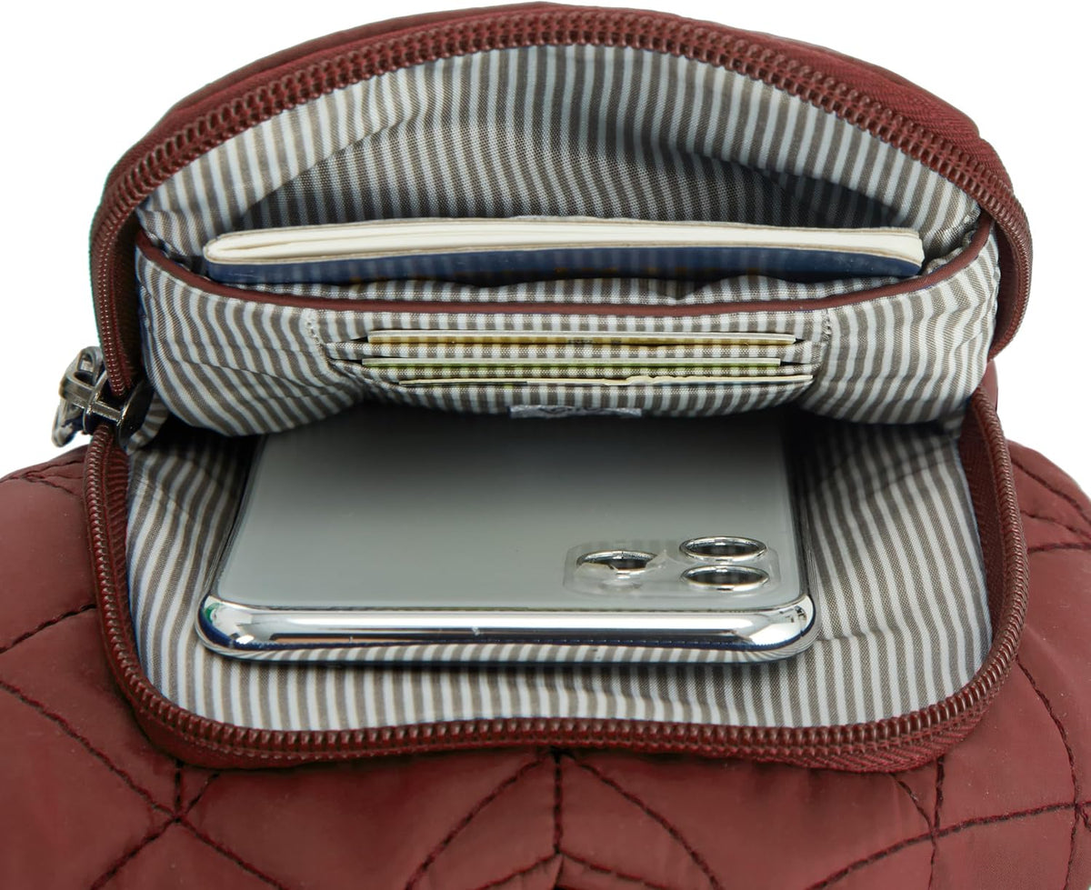 Anti-Theft Boho Insulated Water Bottle Tote