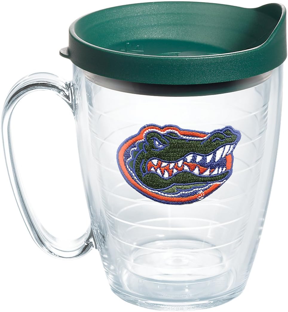 Tervis Made in USA Double Walled University of Florida Gators Insulated Tumbler Cup Keeps Drinks Cold & Hot, 16oz, Gator - Colors A