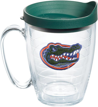 Tervis Made in USA Double Walled University of Florida Gators Insulated Tumbler Cup Keeps Drinks Cold & Hot, 16oz, Gator - Colors A