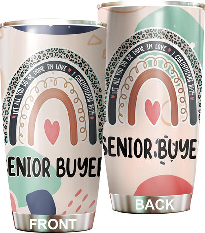 Let All You Do Be Done In Love Postal Clerk Tumbler Stainless Steel 20oz, Office Gifts Women Men Work Friends Coworker, Driking Coffee Cup For Birthday Christmas - Colors R