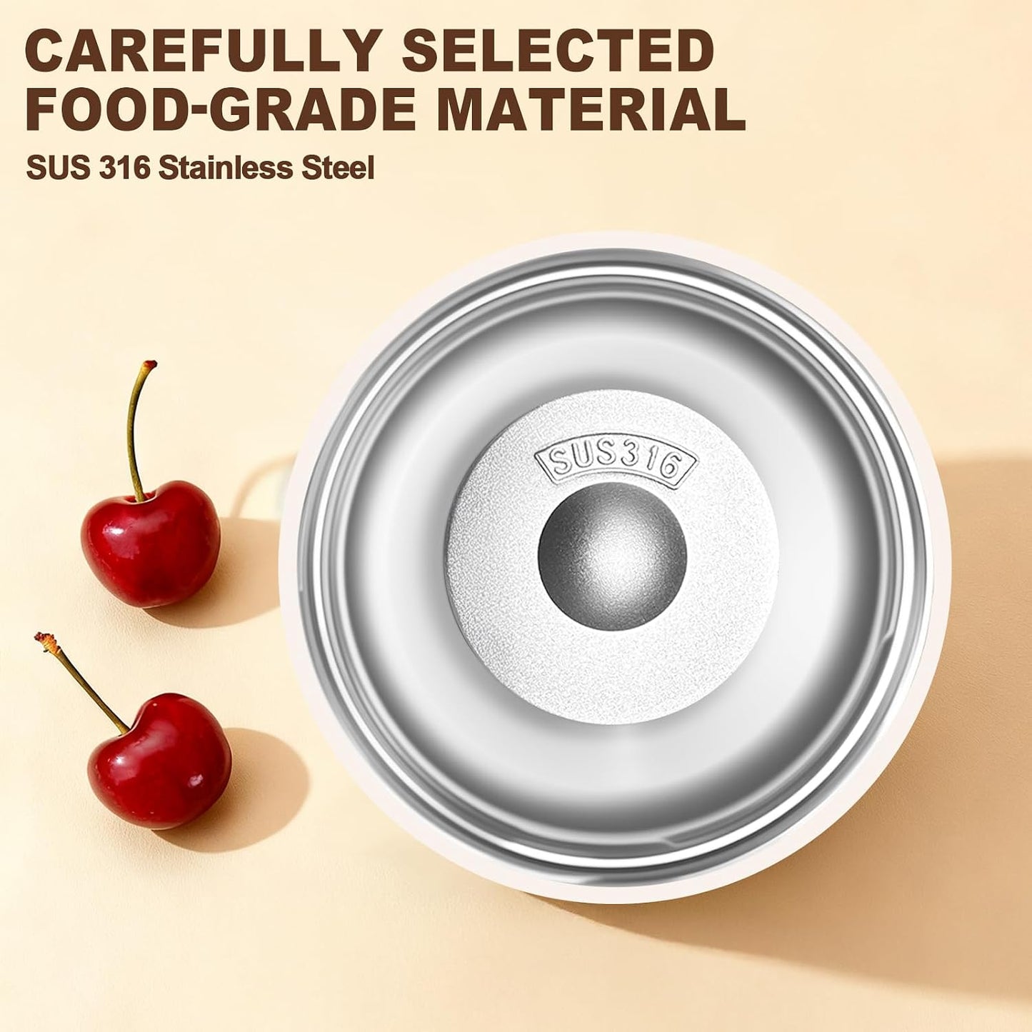 Insulated Coffee Tumbler 17.9oz 530ml Travel Coffee Mug 316 Stainless Steel Dual Drink Openings Leakproof Lid Reusable Insulated Coffee Mug Hot and Cold Ideal Travel Mug for Coffee Lover Daily