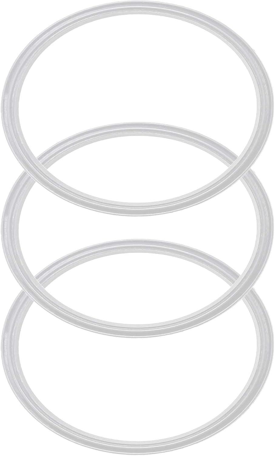 4 Pack - 30 oz Replacement Rubber Lid Ring, 3.7 Inch Diameter Gasket Seals, White Lid Gasket Rings for Insulated Stainless Steel Tumbler fits Yti, Ozark Trail, Beast and Renowned Brands