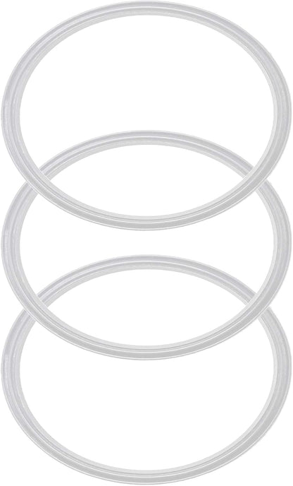 4 Pack - 30 oz Replacement Rubber Lid Ring, 3.7 Inch Diameter Gasket Seals, White Lid Gasket Rings for Insulated Stainless Steel Tumbler fits Yti, Ozark Trail, Beast and Renowned Brands