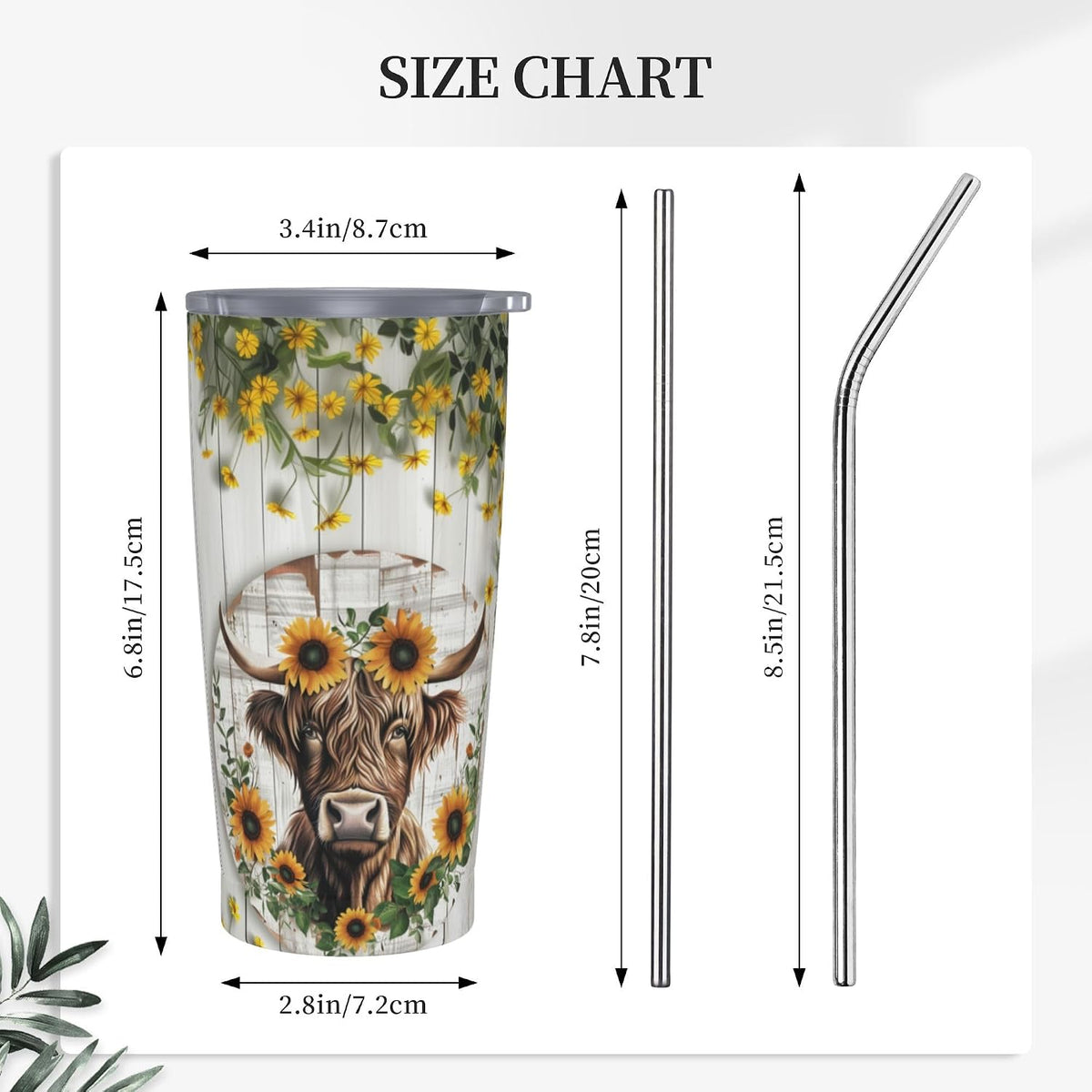 Phoenix Tumbler with Lid and Straw 20oz Travel Coffee Mug Gifts Stainless Steel Vacuum Insulated Cup Double Wall Water Bottle for Office Car Home