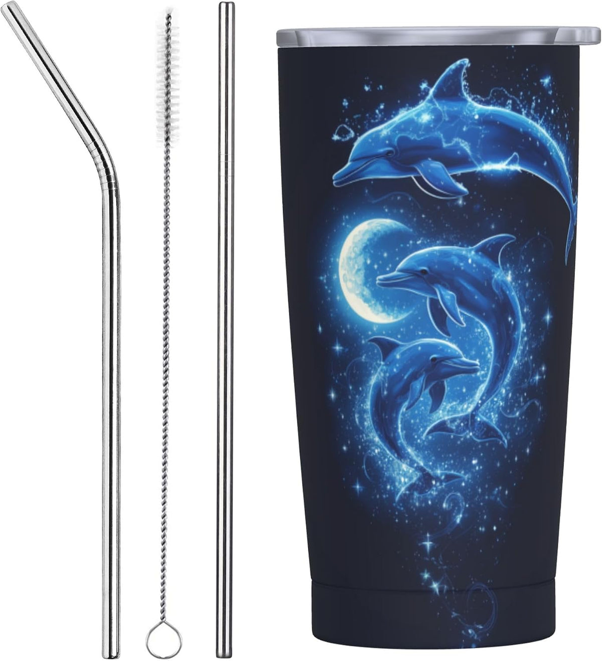 Phoenix Tumbler with Lid and Straw 20oz Travel Coffee Mug Gifts Stainless Steel Vacuum Insulated Cup Double Wall Water Bottle for Office Car Home