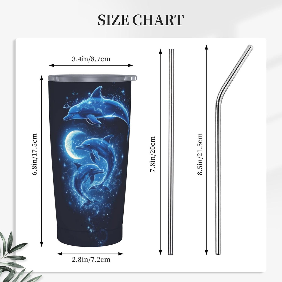 Phoenix Tumbler with Lid and Straw 20oz Travel Coffee Mug Gifts Stainless Steel Vacuum Insulated Cup Double Wall Water Bottle for Office Car Home