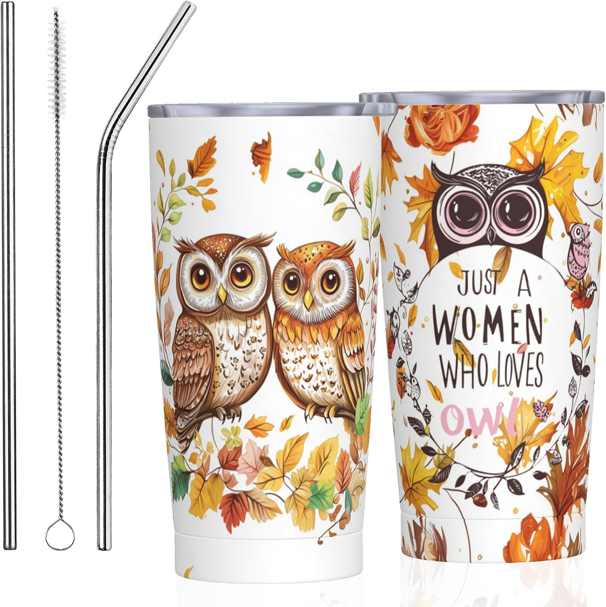 Phoenix Tumbler with Lid and Straw 20oz Travel Coffee Mug Gifts Stainless Steel Vacuum Insulated Cup Double Wall Water Bottle for Office Car Home