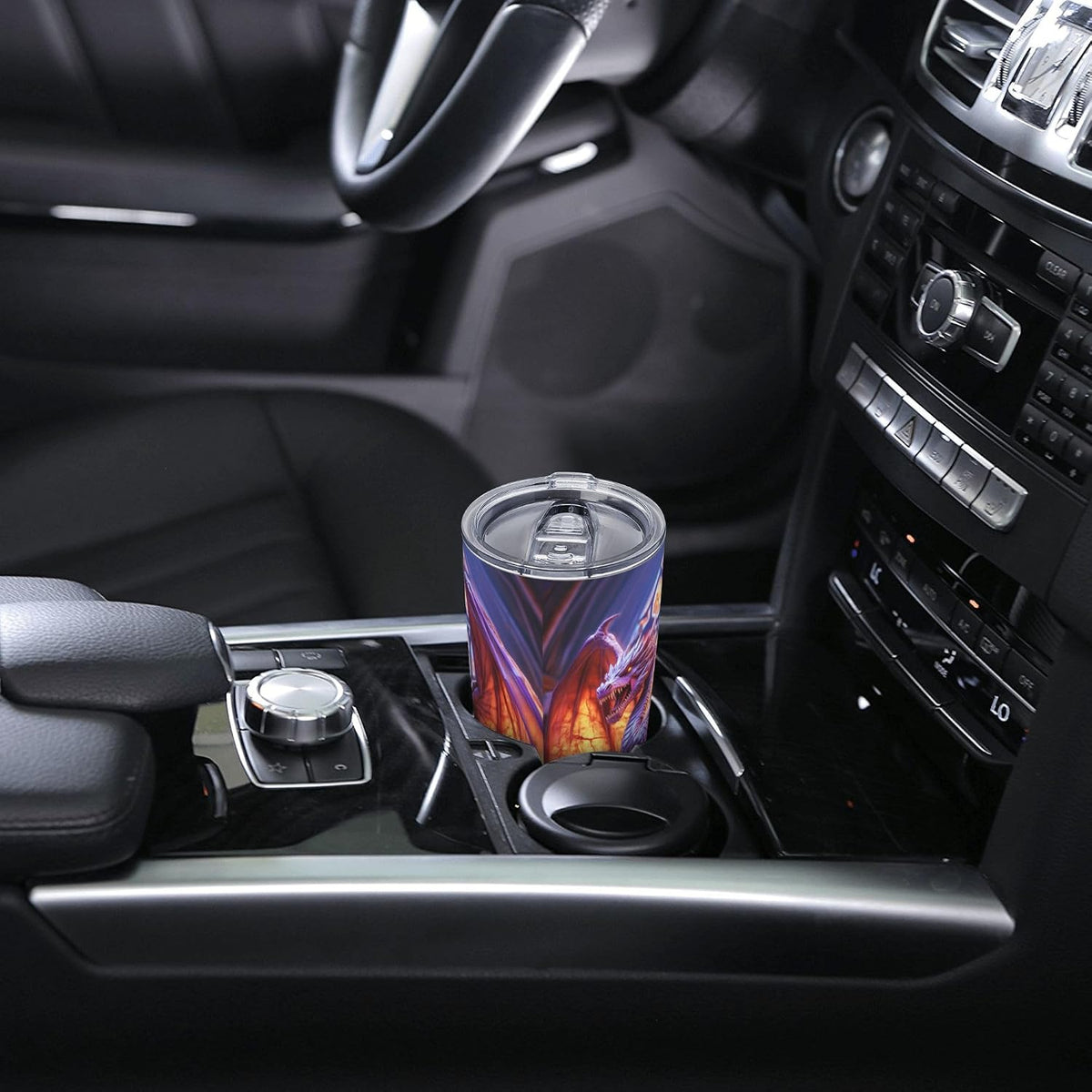Phoenix Tumbler with Lid and Straw 20oz Travel Coffee Mug Gifts Stainless Steel Vacuum Insulated Cup Double Wall Water Bottle for Office Car Home