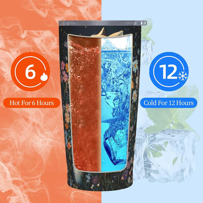 Phoenix Tumbler with Lid and Straw 20oz Travel Coffee Mug Gifts Stainless Steel Vacuum Insulated Cup Double Wall Water Bottle for Office Car Home