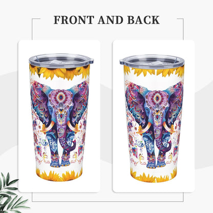 Phoenix Tumbler with Lid and Straw 20oz Travel Coffee Mug Gifts Stainless Steel Vacuum Insulated Cup Double Wall Water Bottle for Office Car Home