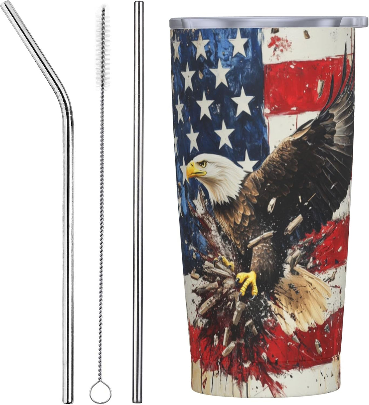 Phoenix Tumbler with Lid and Straw 20oz Travel Coffee Mug Gifts Stainless Steel Vacuum Insulated Cup Double Wall Water Bottle for Office Car Home