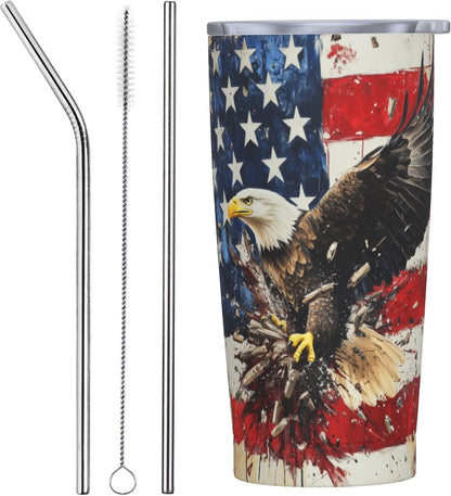 Phoenix Tumbler with Lid and Straw 20oz Travel Coffee Mug Gifts Stainless Steel Vacuum Insulated Cup Double Wall Water Bottle for Office Car Home