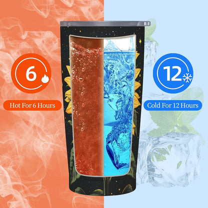 Phoenix Tumbler with Lid and Straw 20oz Travel Coffee Mug Gifts Stainless Steel Vacuum Insulated Cup Double Wall Water Bottle for Office Car Home