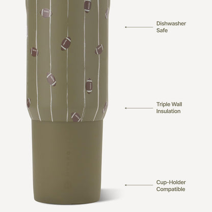 Sport 20 oz Insulated Stainless Steel Water Bottle, Sweet Pea