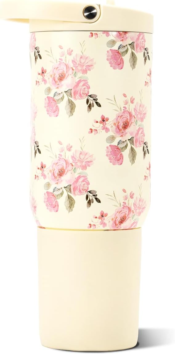 Sport 20 oz Insulated Stainless Steel Water Bottle, Sweet Pea