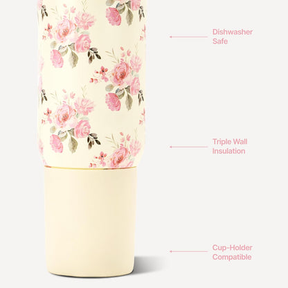 Sport 20 oz Insulated Stainless Steel Water Bottle, Sweet Pea