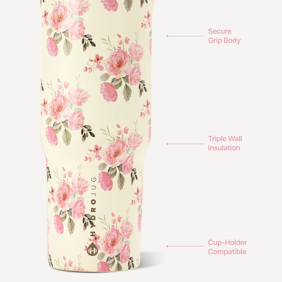 Sport 20 oz Insulated Stainless Steel Water Bottle, Sweet Pea