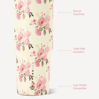 Sport 20 oz Insulated Stainless Steel Water Bottle, Sweet Pea
