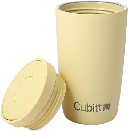 Coffee Mug 12oz, Smart Lid Stainless Steel – Sand