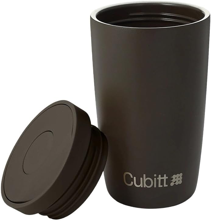 Coffee Mug 12oz, Smart Lid Stainless Steel – Sand