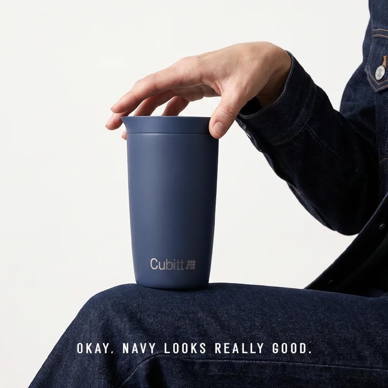 Coffee Mug 12oz, Smart Lid Stainless Steel – Sand