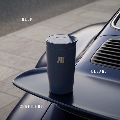 Coffee Mug 12oz, Smart Lid Stainless Steel – Sand