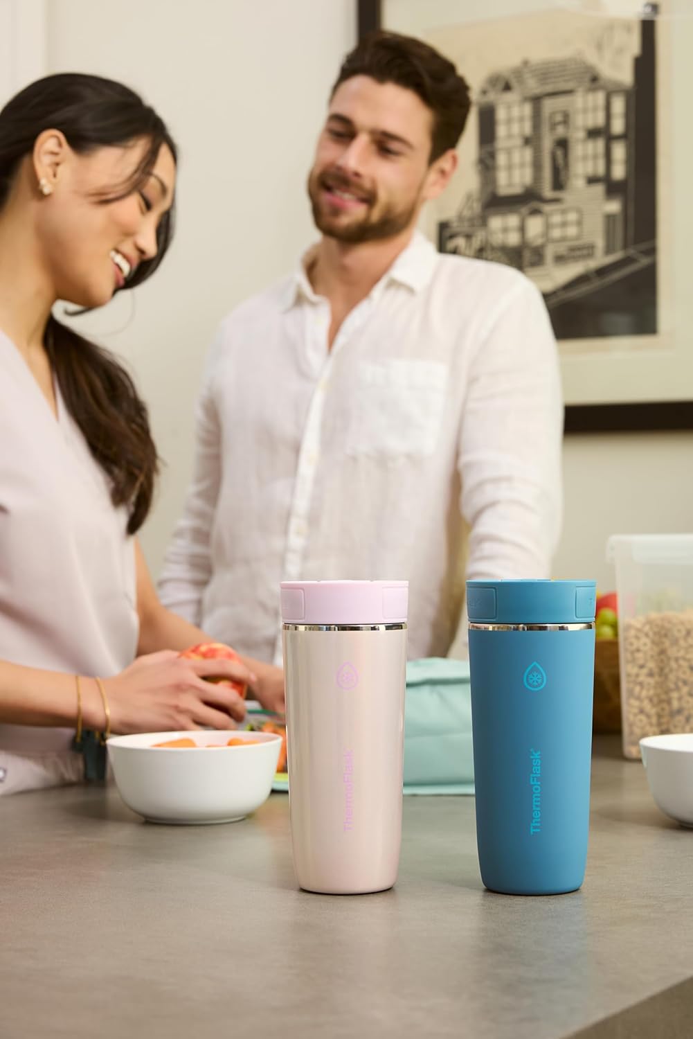 Stainless Steel Travel Coffee Tumbler with Sip-N-Lok Auto-Seal Lid (16 oz, Sage Green) - Leakproof Insulated Mug for Coffee & Tea