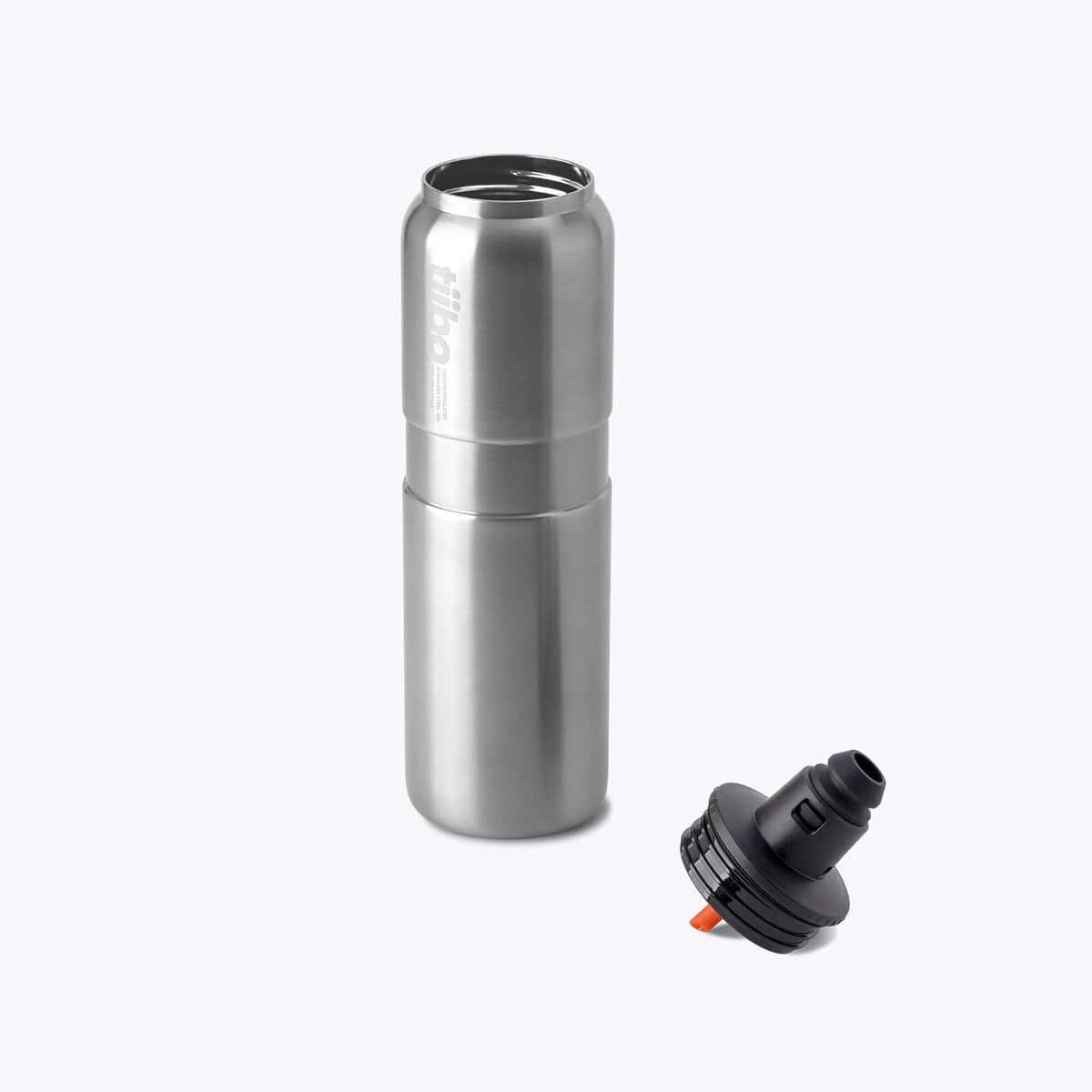 Vacuum Insulated Stainless Steel Bike Water Bottle, Double Wall, No-Squeeze, Fast Flow Sport Nozzle, Designed for Cycling, Biking, Fitness & Sports, Fits Most Bike Cages (Brushed, 23OZ)