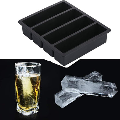 Long Ice Cube Molds 2 Pack Silicone Big Large Ice Molds Trays Blocks Sticks for Water Bottles,Bottled Beverage,Sodas