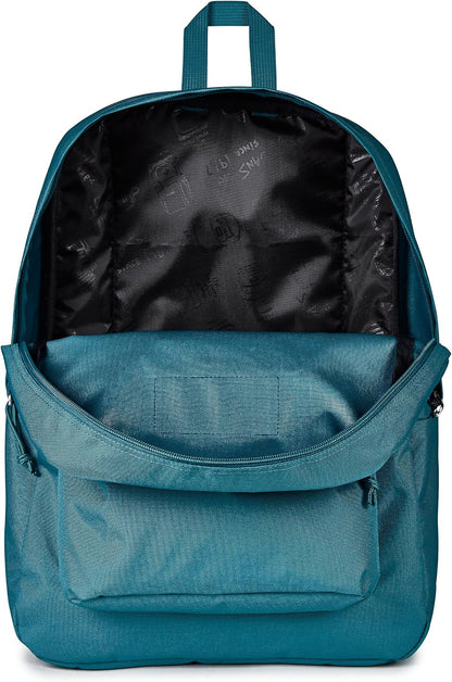 SuperBreak One Backpacks - Durable, Lightweight Bookbag with 1 Main Compartment, Front Utility Pocket with Built-in Organizer - Premium Backpack, Black - Colors A