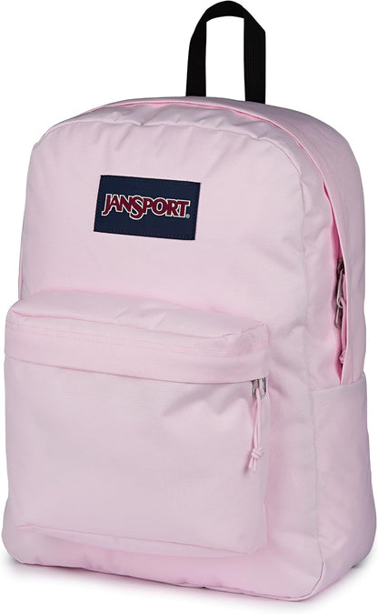 SuperBreak One Backpacks - Durable, Lightweight Bookbag with 1 Main Compartment, Front Utility Pocket with Built-in Organizer - Premium Backpack, Black - Colors A