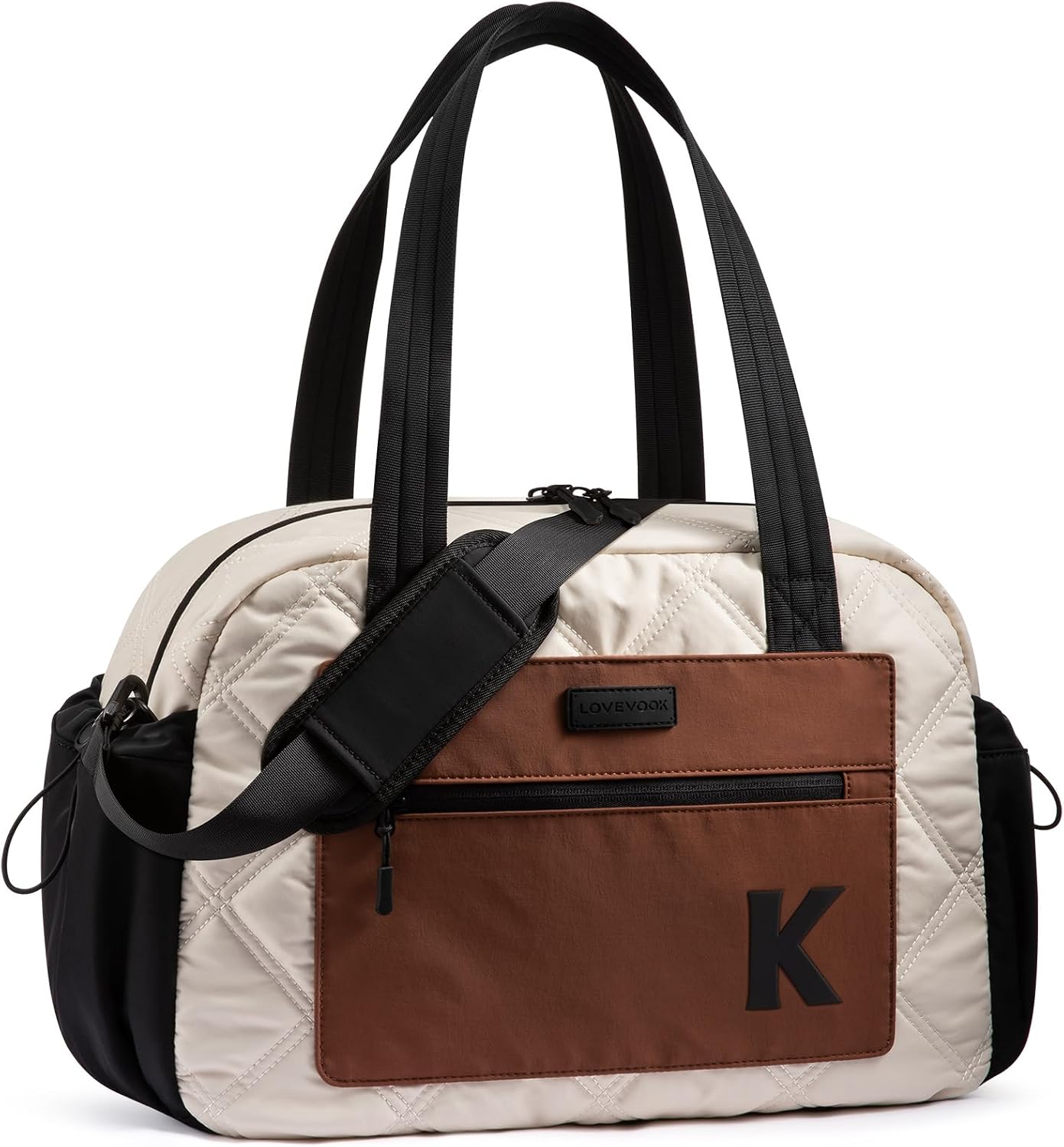 Tote Bag for Women, 15.6" Laptop Work Bag with Cup Holder | 15.6" Padded Laptop Compartment Lightweight Puffer Design Multiple Organized Pockets Work, Travel & Everyday Ready