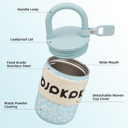 13oz Insulated Tumbler with Handle & Lid, Stainless Steel Coffee Mug | Double Wall Vacuum, Leak Proof, Lightweight, Scratch Resistant, Keeps Cold 8h/Hot 6h, Travel, Road Trip, Outdoor, Beige