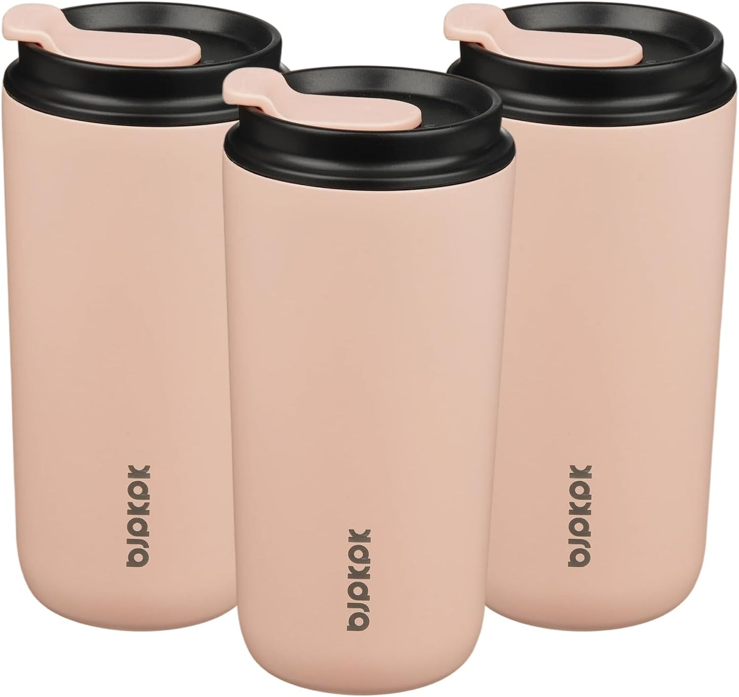 16oz Insulated Travel Coffee Mug, Stainless Steel Tumbler | Thermal Cup, Keeps Hot/Cold, Leakproof, Double Wall Vacuum, Dishwasher Safe, Wide Mouth, Office & Outdoor, Bamboo Grove