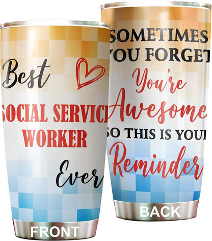 Best Lacrosse Coach Ever Tumbler Stainless Steel 20oz, Office Gifts Women Men Work Friends Coworker, Driking Coffee Cup For Birthday Christmas - Colors G