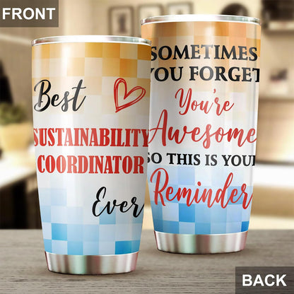 Best Lacrosse Coach Ever Tumbler Stainless Steel 20oz, Office Gifts Women Men Work Friends Coworker, Driking Coffee Cup For Birthday Christmas - Colors G