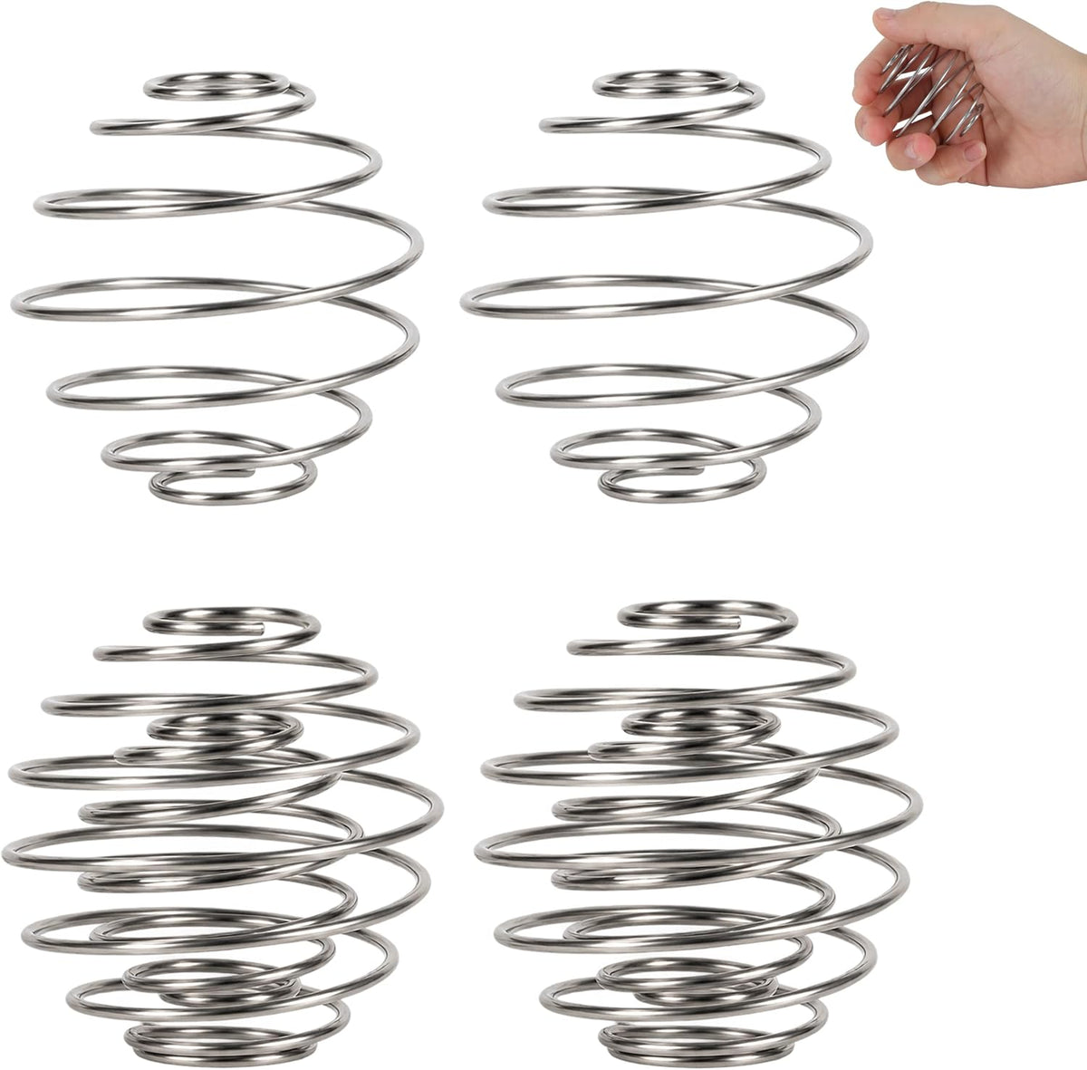 2.1-Inch Large Size Shaker Balls for Protein Shakes,Milkshake and Salad Dressing,304 Stainless Steel Shaker Ball