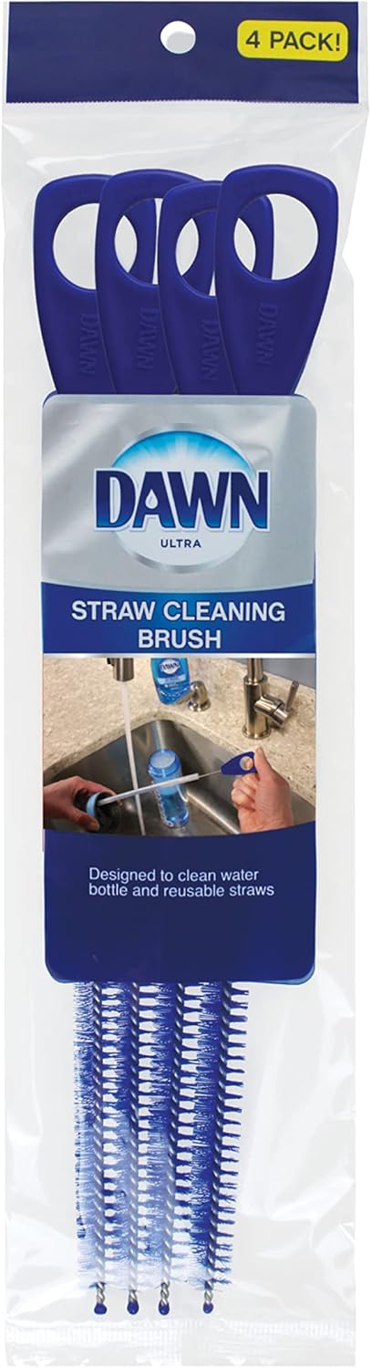Straw Cleaning Brush for Reusable Straws, 4 pack