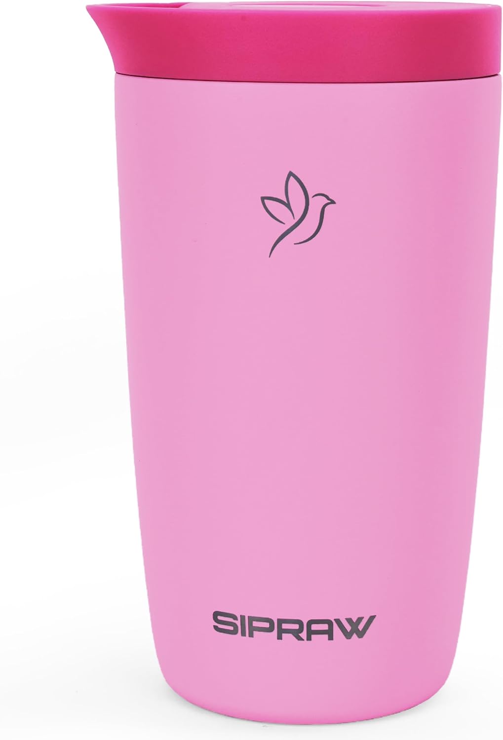 12oz Travel Coffee Mug with Lid | Insulated Stainless Steel Tumbler for Hot & Cold Drinks | Leakproof, Reusable, BPA Free, Dishwasher Safe, Cup Holder Friendly, Pastel Green