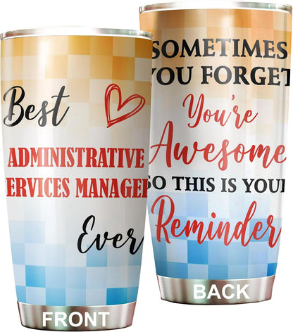 Best Lacrosse Coach Ever Tumbler Stainless Steel 20oz, Office Gifts Women Men Work Friends Coworker, Driking Coffee Cup For Birthday Christmas - Colors B