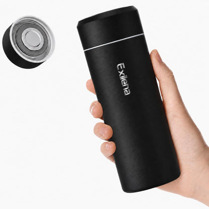 【Upgraded】 Small Insulated Water Bottle 12 oz/350ml– Mini Insulated Water Bottle for Hot & Cold Drinks, Perfect Small Water Bottle for Travel, Purse...(Greyish Blue)
