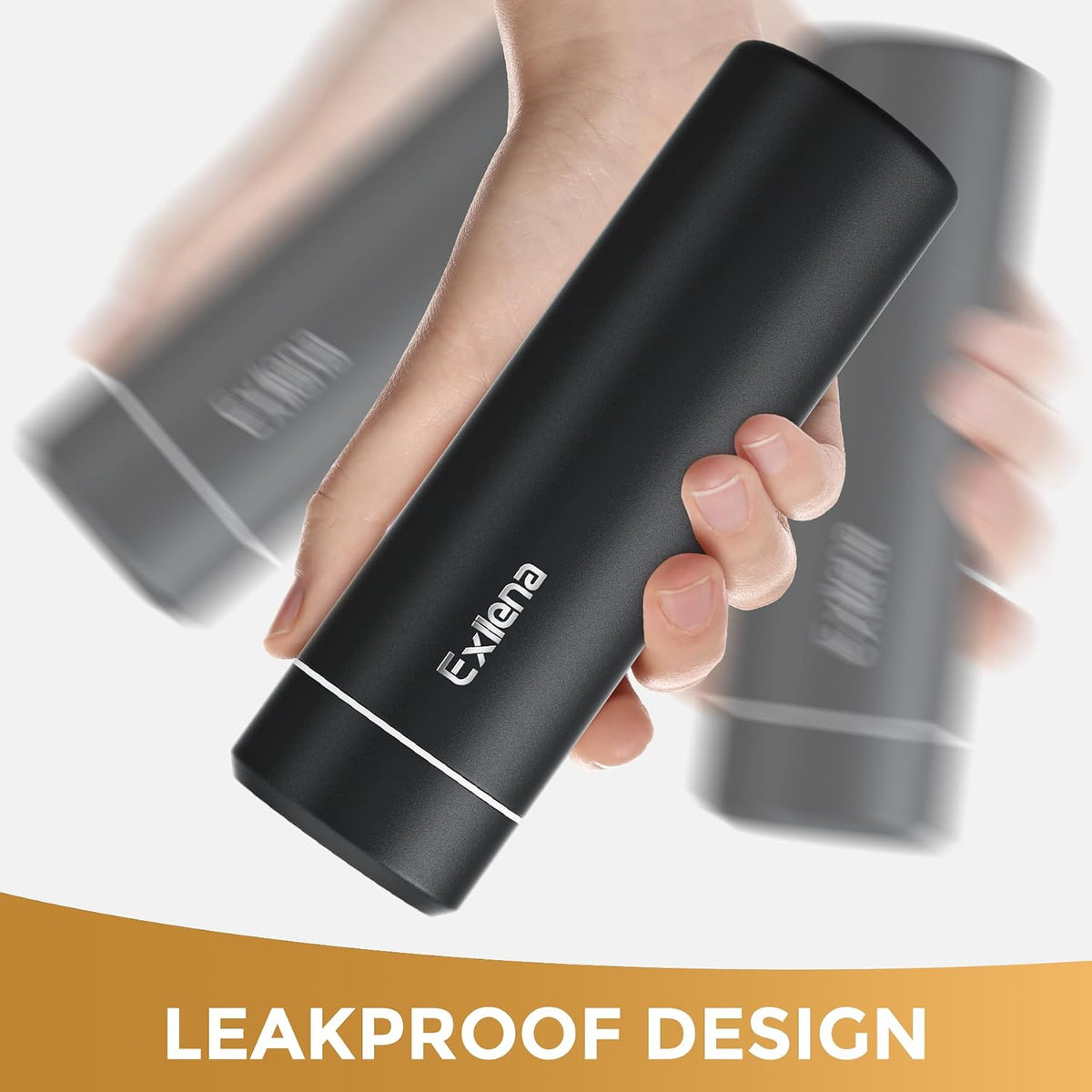 【Upgraded】 Small Insulated Water Bottle 12 oz/350ml– Mini Insulated Water Bottle for Hot & Cold Drinks, Perfect Small Water Bottle for Travel, Purse...(Greyish Blue)